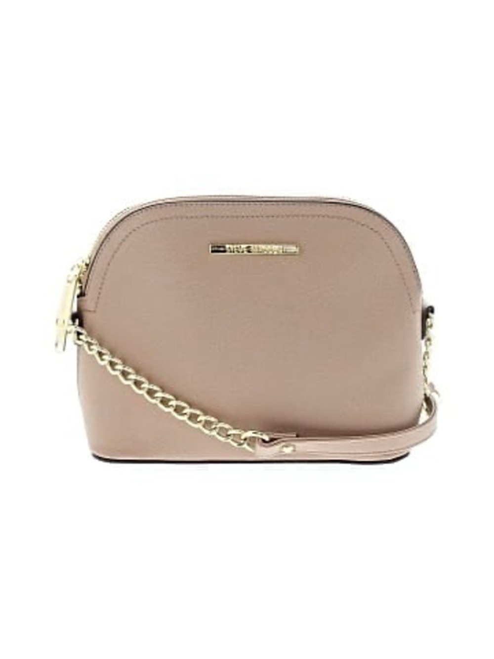 Steve Madden Mauve Quilted Leather Crossbody Bag Pink